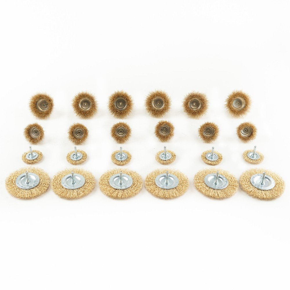 DSD TOOLS 24PC ROTARY WIRE BRUSH SET DS1093 image 0