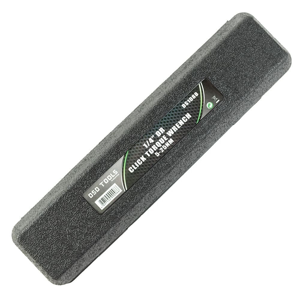 DSD TOOLS 1/4" DR CLICK TORQUE WRENCH 5-25NM DS1088 image 5
