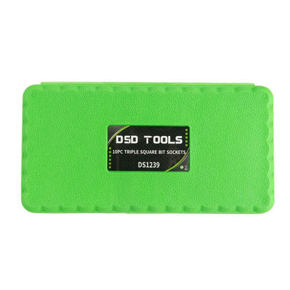 DSD TOOLS 10PC TRIPLE SQUARE BIT SOCKETS DS1239 image 2