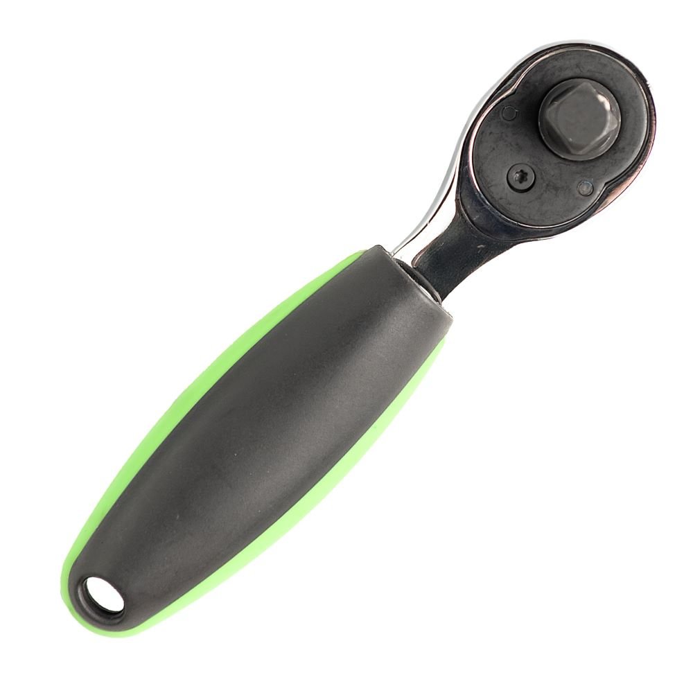 DSD TOOLS 3/8" &amp; 1/4" DR DOUBLE HEAD STUBBY RATCHET DS1083 image 0