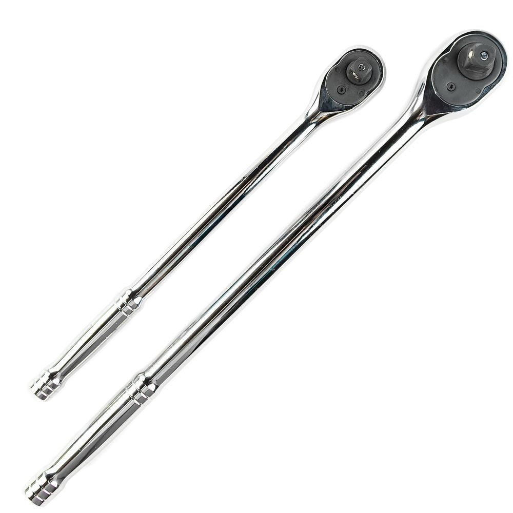 DSD TOOLS 2PC EXTRA LONG RATCHET SET 3/8" &amp; 1/2" DRIVES DS1086 image 1