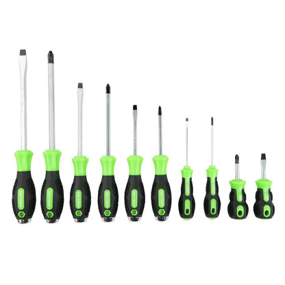 DSD TOOLS 10PC SCREWDRIVER SET POZI + SLOTTED DS1047 image 0