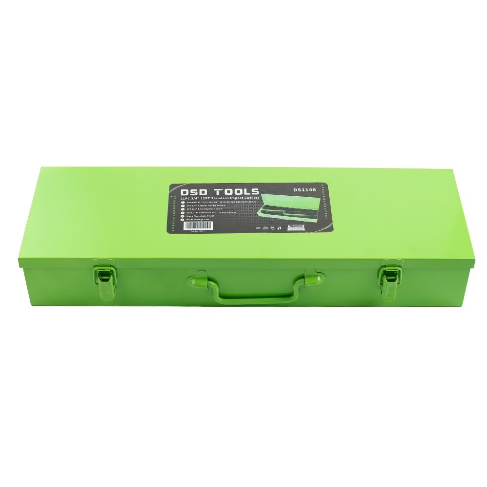 DSD TOOLS 21 PC 3/4" 12PT STANDARD IMPACT SOCKETS DS1146 image 3