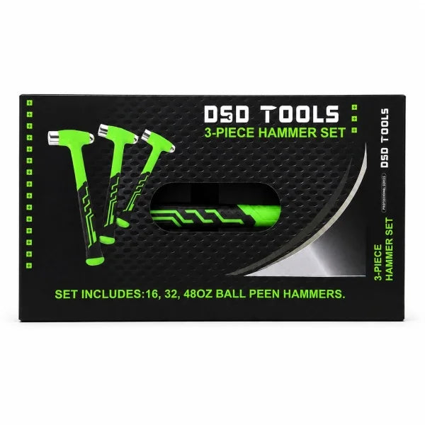 3pc Ball Pein Hammer Set - product image 3