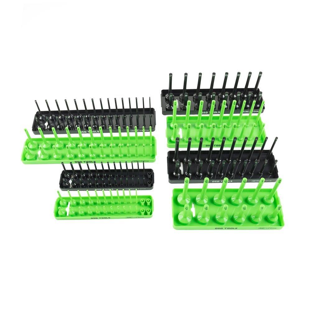 DSD TOOLS 6PC SOCKET TRAY FOR 1/4" 3/8" 1/2" DR SOCKETS METRIC &amp; SAE DS1357 image 3