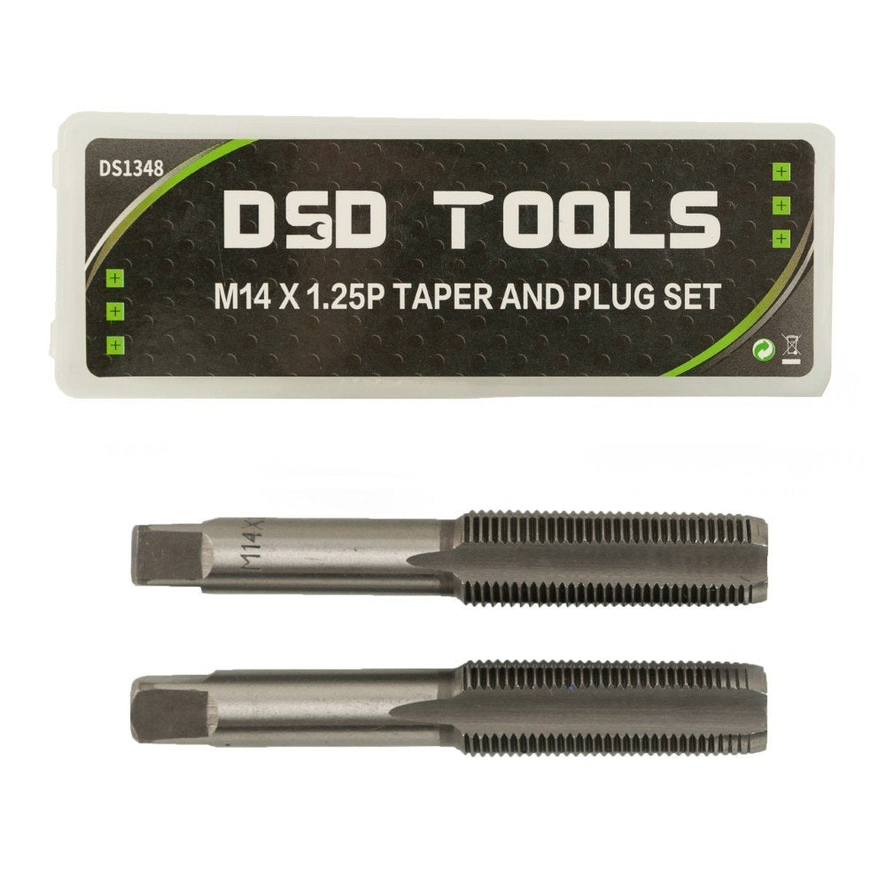 DSD TOOLS M14 X 1.25P TAPER AND PLUG SET DS1348 image 0