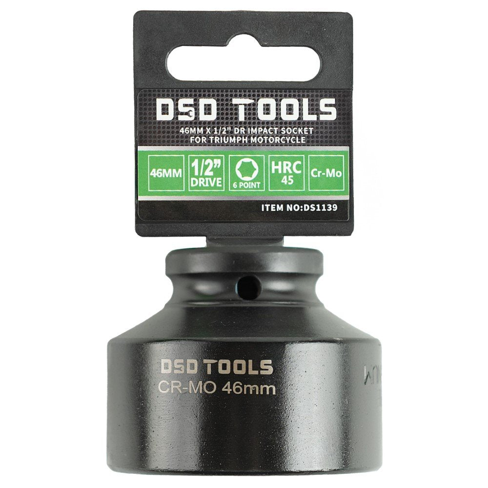 DSD TOOLS 1/2 DR 46MM 6PT IMPACT SOCKET FOR TRIUMPH  MOTORCYCLE  DS1139 image 0