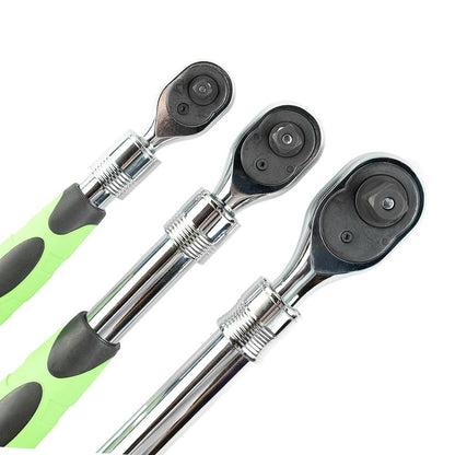 DSD TOOLS 3PC EXTENDABLE RATCHET SET 1/4", 3/8" &amp; 1/2" DRIVES DS1085 image 4