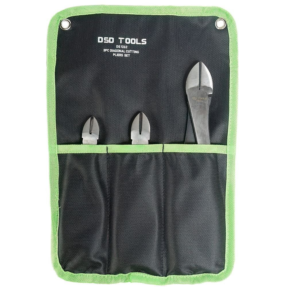 DSD TOOLS 3PC DIAGONAL CUTTING PLIERS SET DS1262 image 2