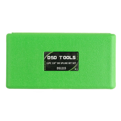 DSD TOOLS 11PC 3/8" DR SPLINE BIT SET DS1215 image 3