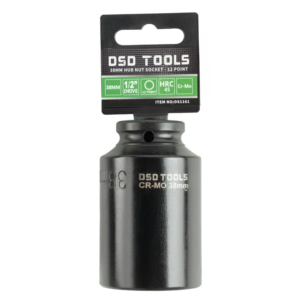 DSD TOOLS 1/2 DR 38MM 12PT HUB NUT SOCKET  DS1161 image 0