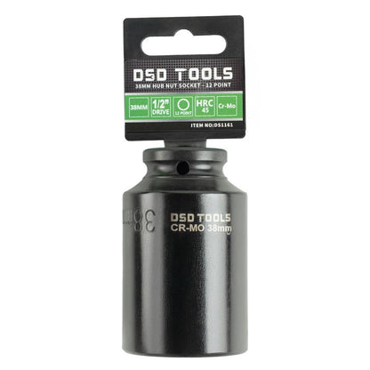 DSD TOOLS 1/2 DR 38MM 12PT HUB NUT SOCKET  DS1161 image 0