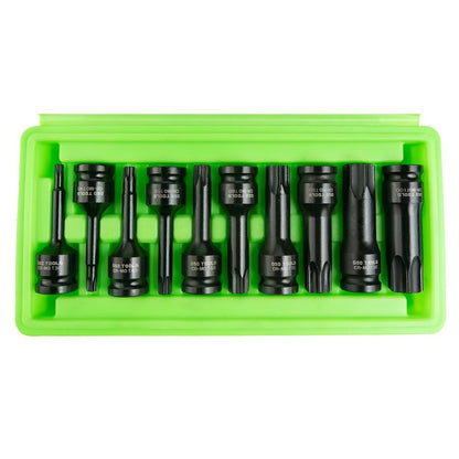 DSD TOOLS 10PC 1/2" DR IMPACT TORX BIT SOCKETS DS1118 image 2