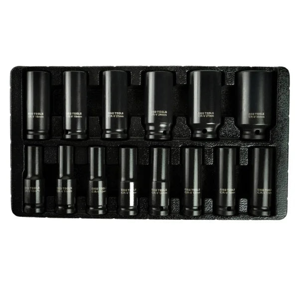 14PC 1/2″ DR DEEP IMPACT SOCKETS METRIC 10 – 30MM