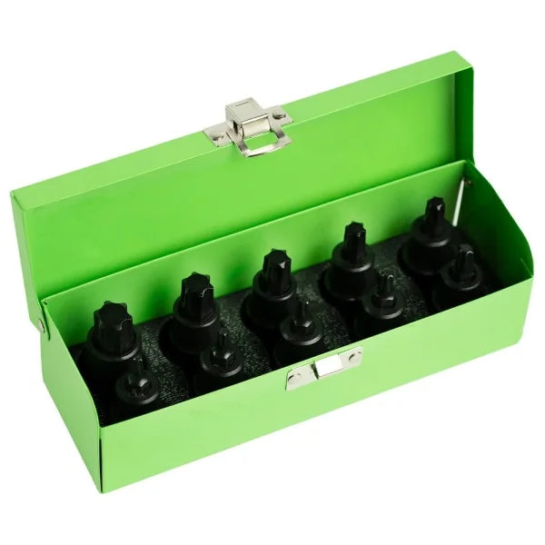 10PC 1/2″ DR IMPACT TORX BIT SOCKETS