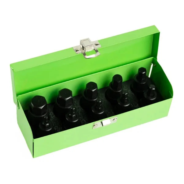 10PC 1/2″ DR IMPACT HEX BIT SOCKETS