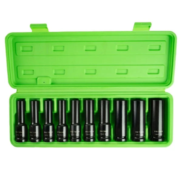 10PC 1/2″ DR DEEP IMPACT E STAR SOCKETS