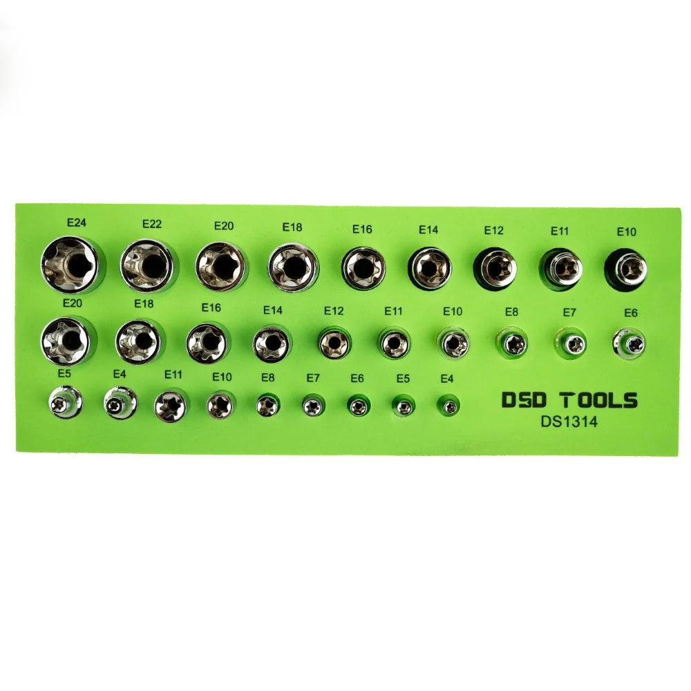 28pc E Star Sockets