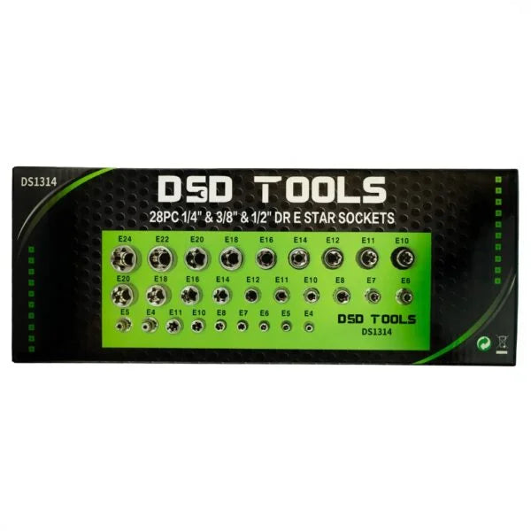 28pc E Star Sockets