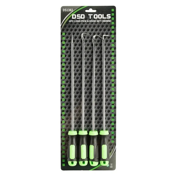 4PC LONG PICK & HOOK SET (380MM)