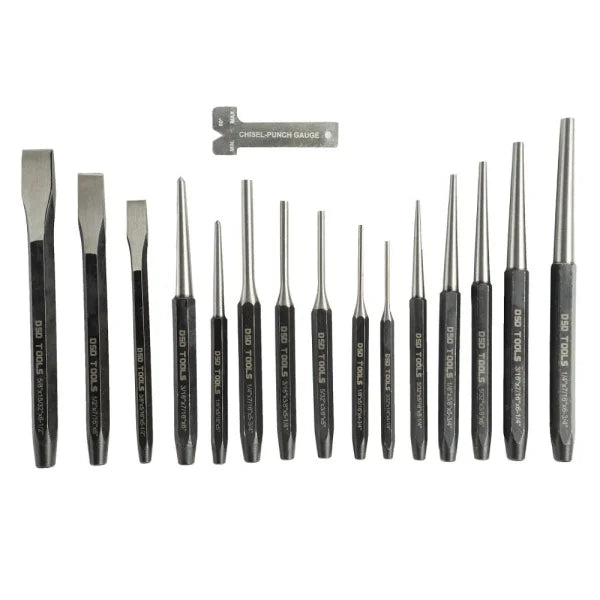 16PC PUNCH & CHISEL SET