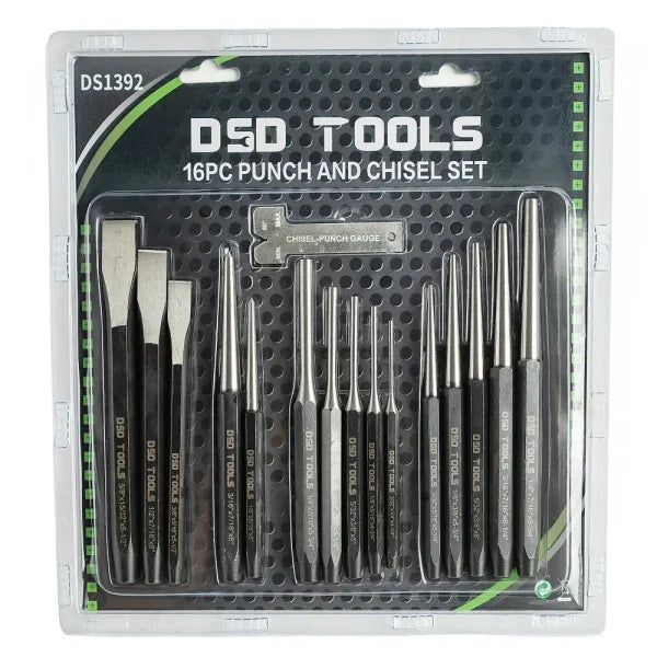 16PC PUNCH & CHISEL SET
