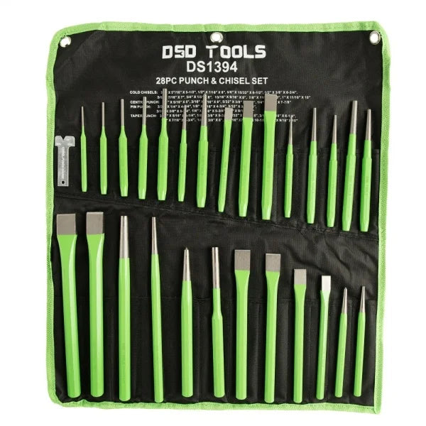 28PC PUNCH & CHISEL SET