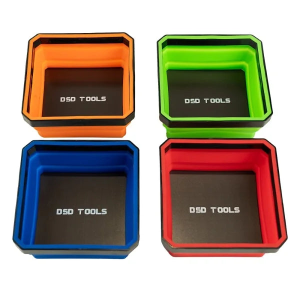 COLLAPSIBLE MAGNETIC PARTS TRAY – SET OF 4