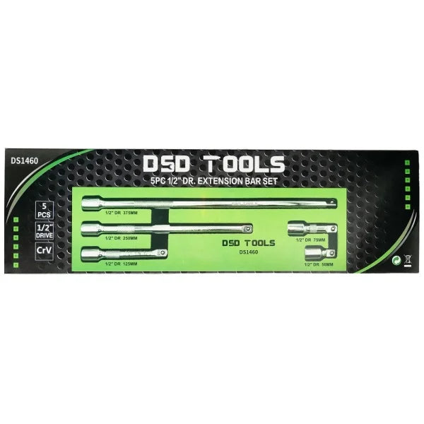 5PC 1/2″ DR EXTENSION BAR SET
