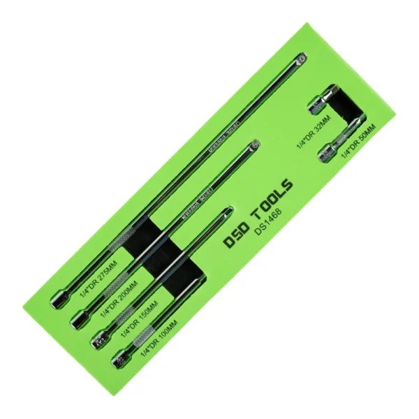 6PC 1/4″ DR. EXTENSION BAR SET