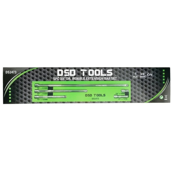 5PC 3/8″ DR WOBBLE EXTENSION BAR SET