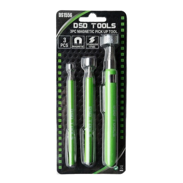 DSD Tools 3-piece magnetic pick-up tool set DS1556