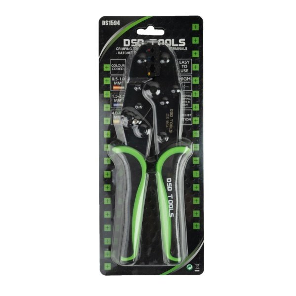 DSD Tools ratchet crimping tool for insulated terminals DS1594