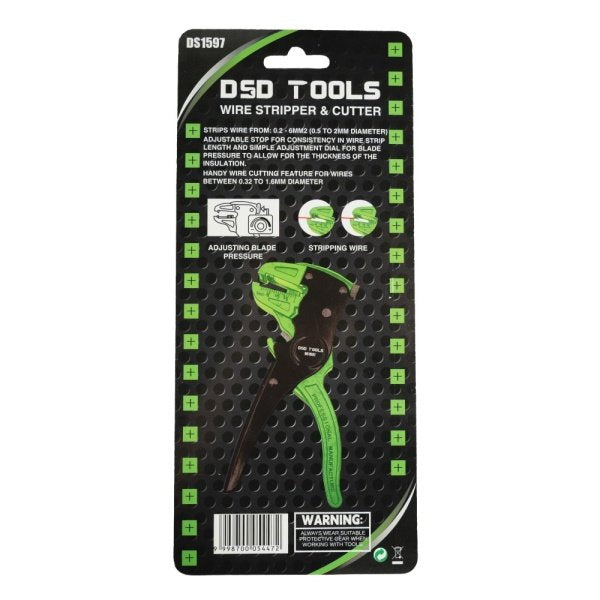 DS1597 wire stripper and cutter detail