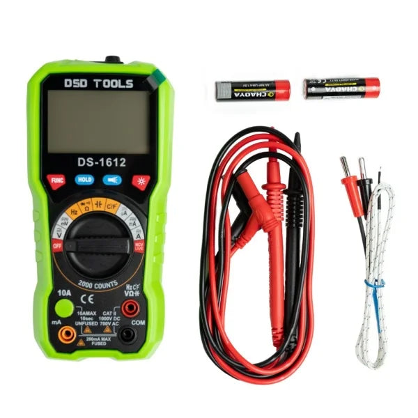 LCD DIGITAL MULTIMETER - NCV - AC & DC 4-600V 10MA-10A
