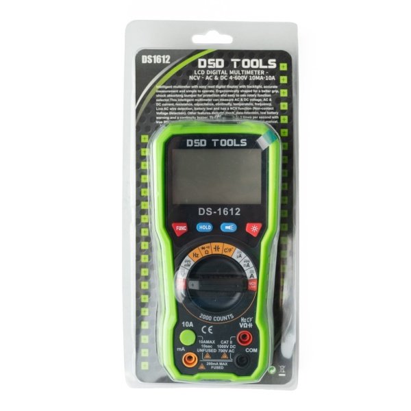 DSD Tools LCD digital multimeter with NCV DS1612