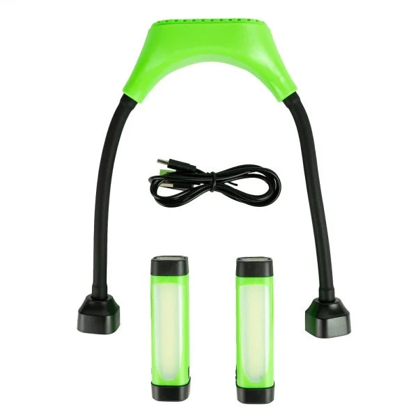 HEAVY DUTY HANDS FREE HEAD AND NECK ADJUSTABLE AND REMOVABLE TWIN LIGHT DS1800