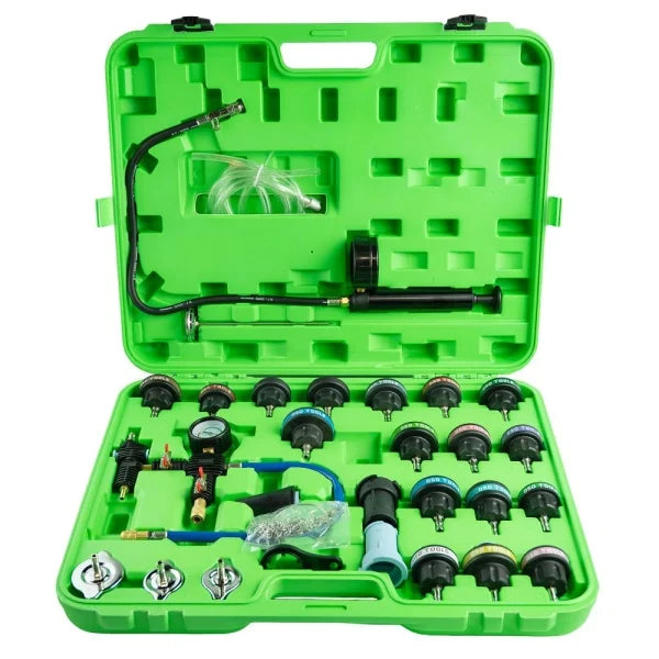 28PC COOLANT SYSTEM PRESSURE TESTER & REFILL KIT