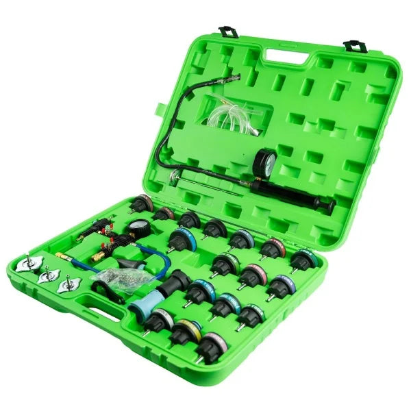 28PC COOLANT SYSTEM PRESSURE TESTER & REFILL KIT