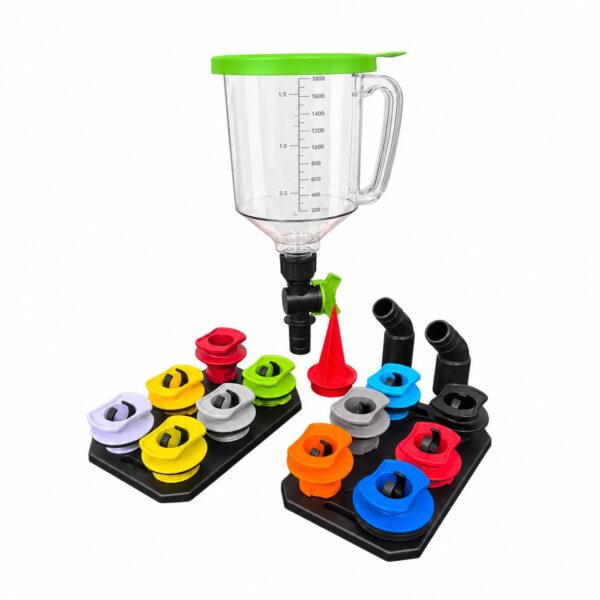 18pc master engine oil funnel filling kit