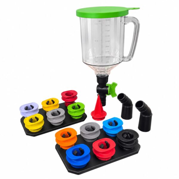 Oil funnel kit adaptors