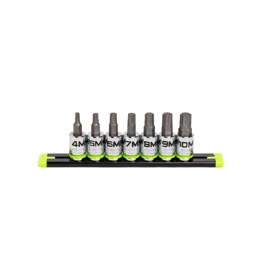 GripEdge GE7BSMHSRPT 7 piece short metric RPT hex driver set