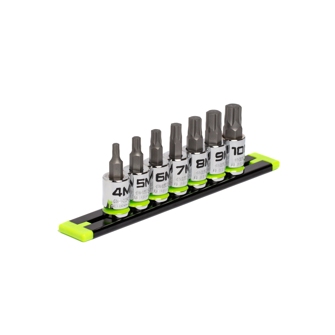 GripEdge GE7BSMHSRPT 7 piece short metric RPT hex driver set