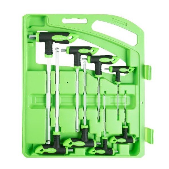 DSD TOOLS 16PC T HANDLE HEX BALL &amp; STAR SET DS1041 image 0