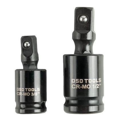 DSD TOOLS 3/8 &amp; 1/2 DR 2PC IMPACT UNIVERSAL JOINT SET DS1144 image 0