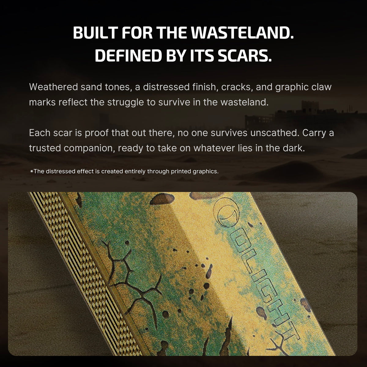 Olight ArkPro Wasteland Relic distressed finish