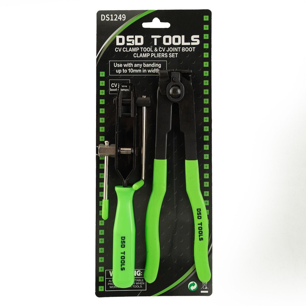 DSD TOOLS CV CLAMP TOOL &amp; CV JOINT BOOT CLAMP PLIERS SET DS1249 image 2
