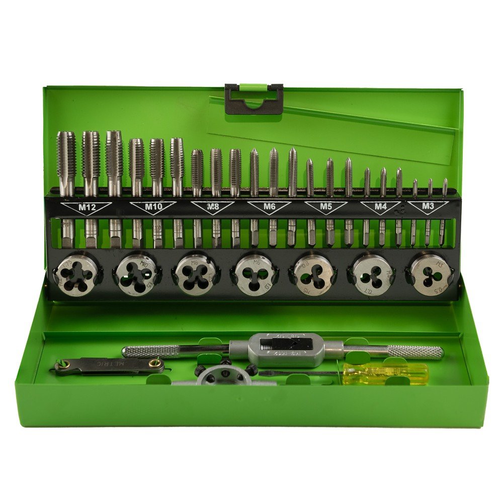 DSD TOOLS 32PC METRIC TAP AND DIE SET M3-M12 DS1346 image 2
