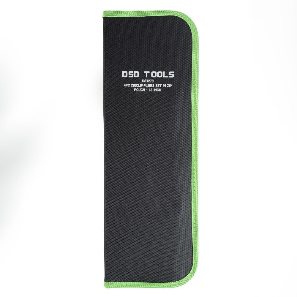 DSD TOOLS 4PC CIRCLIP PLIERS SET IN ZIP POUCH -13 INCH DS1273 image 2