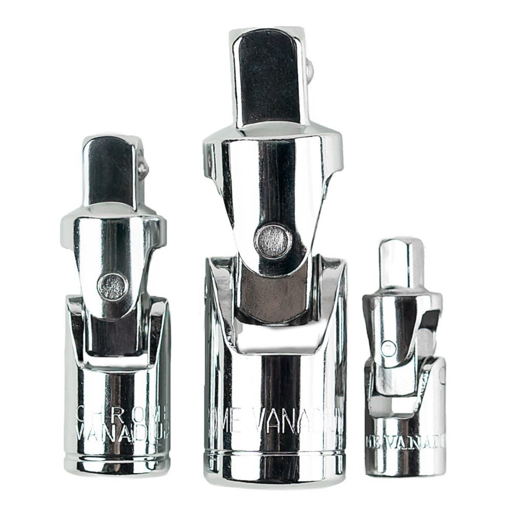 DSD TOOLS 3PC UNIVERSAL JOINT SET 1/4", 3/8" &amp; 1/2" DS1327 image 0